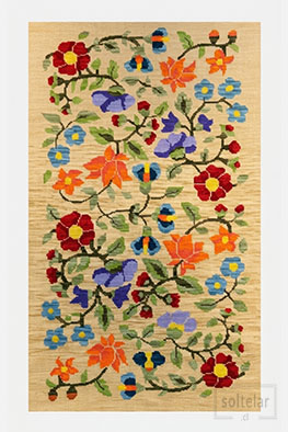 Bordado crewel ejemplo 1